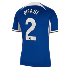 Chelsea Axel Disasi #2 Hjemmebanetrøje 2023-24 Kort ærmer
